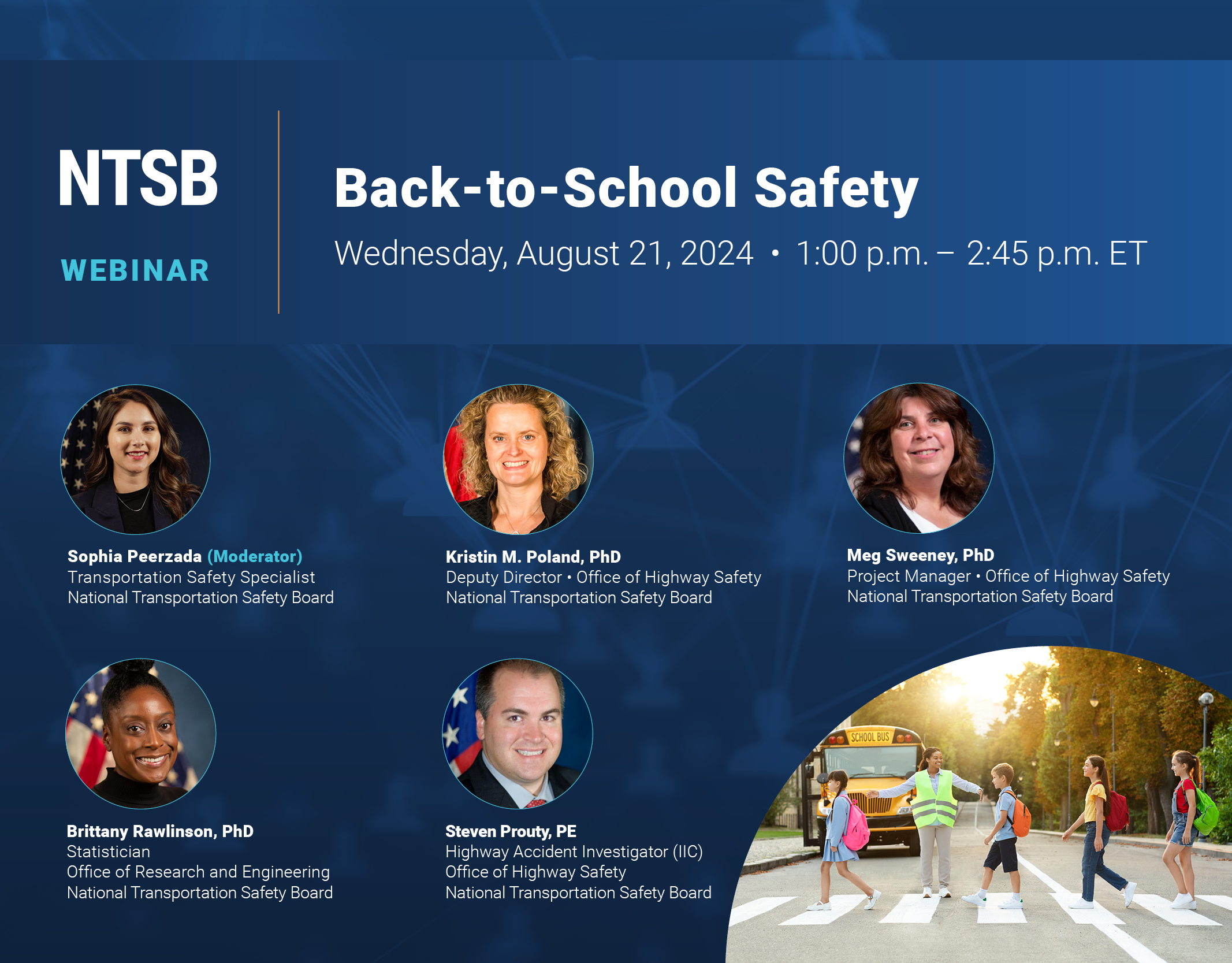 Back To School Webinar with photos of Panelists